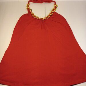 ASHLEY STEWART  GARNET CHAIN HAL RED